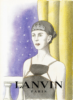 Jeanne Lanvin 2003 Pierre Le Tan, Evening Gown