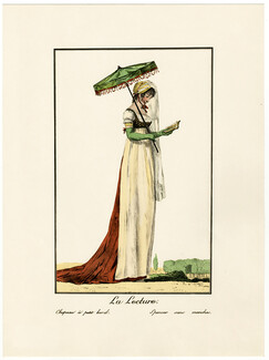 Debucourt 1798-1808 Modes et Manières du Jour "La Lecture" Reprint, Editions Rombaldi 1957