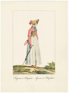 Horace Vernet 1810-1818 Incroyables et Merveilleuses, 19th Century Costume, Reprint, Editions Rombaldi 1957
