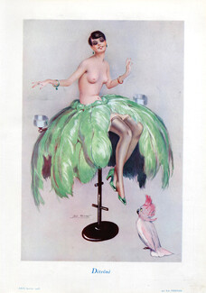 Leo Fontan 1928 Détroné, Topless, Parrot