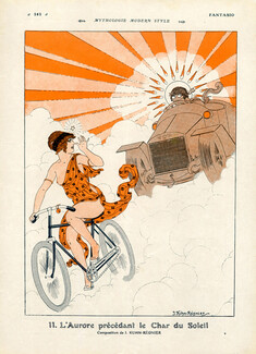 Joseph Kuhn-Régnier 1913 Mythology Modern Style, Bicycle
