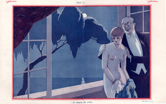Fabius Lorenzi 1926 La Rançon du Collier, Nude