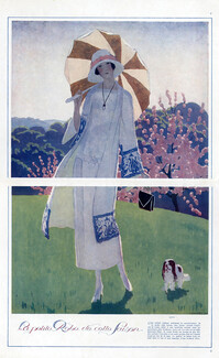 Jenny 1922 Summer Dress Marty, Pekingese Dog