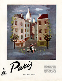 Peynet 1946 Montmartre