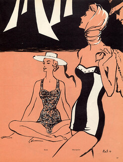 Pierre Simon 1957 Mayogaine & Even Swimwear