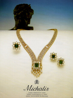 Michalis 1984 Necklace Emerald, Earrings, Ring