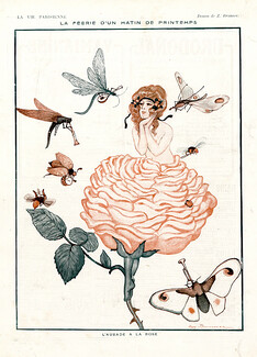 Zyg Brunner 1917 ''L'Aubade à la Rose'' flower