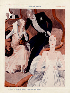Henry Fournier 1930 ''Mauvaise langue'' opera house