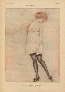 Suzanne Meunier 1918 ''Le Bracelet'' stockings