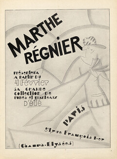 Marthe Régnier 1927