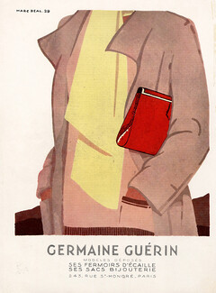 Germaine Guerin, Handbags — Original adverts and images
