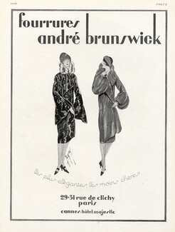 André Brunswick (Furs) 1927 Fur Coat