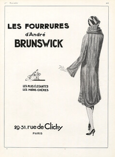 André Brunswick (Fur Clothing) 1925