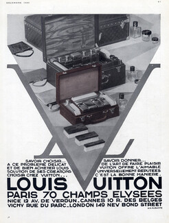 Louis Vuitton (Luggage) 1930 Toiletries Bag, Suitcase (Color version)