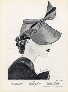 Jean Patou 1936 Hat, Schompré