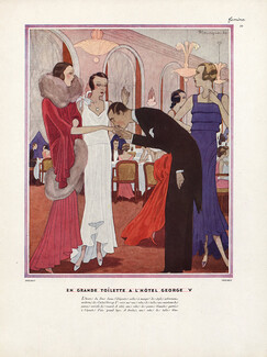 Premet 1929 En Grande Toilette à l'Hôtel George V, Pierre Mourgue
