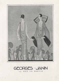 Georges et Janin 1927 Barjansky, Evening Gown