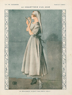 Léonnec 1916 ''La Coquetterie d'un Ange'', WW1 Nurse