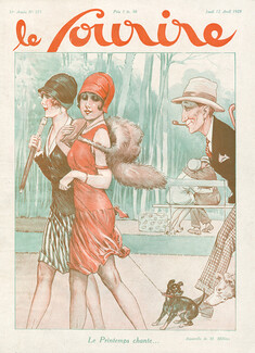 Maurice Millière 1928 "Le Printemps chante", Le Sourire cover