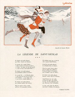 Suzanne Meunier 1928 La Légende de Saint Nicolas, Ice Skating