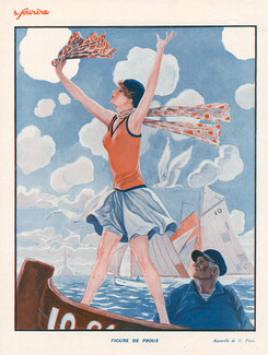Georges Pavis 1928 ''Figure de Proue'' sailor