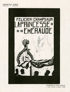 Férenczi & Fils 1928 La Princesse d'Emeraude, Champsaur, Publicité