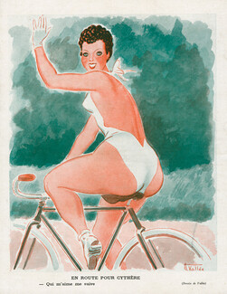 Armand Vallée 1936 "Qui m'aime me suive", Bicycle