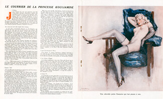 Henry Sebastian 1935 "Une adorable petite Viennoise...", Stockings, Nude