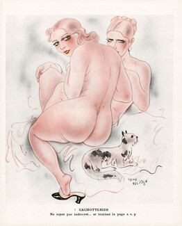 Sacha Zaliouk 1936 "Cachotteries", Nudes