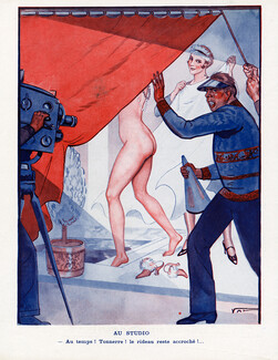 Val 1935 "Au Studio", Nude, Filmmaking
