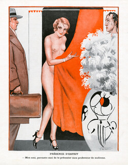 Val 1935 "Présence d'esprit", Adultery