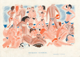 Enrigui 1935 "Mixed Grill", Beach, Swimwear