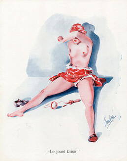 Endré 1936 "Le jouet brisé", Topless