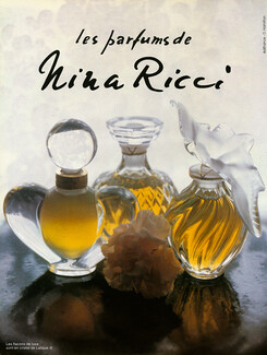 Nina Ricci (Perfumes) 1980 Photo David Hamilton, Flacons de Luxe Lalique