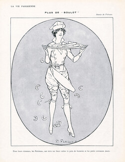 Fabien Fabiano 1915 "Boulangère" Pastry Cook
