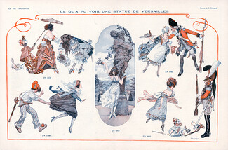 Hérouard 1919 Women through the Ages Versailles, 18th Century Costumes