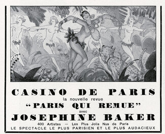 Josephine Baker 1930 Casino de Paris