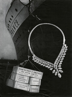 Van Cleef & Arpels 1957 Necklace, Le France Transatlantic Liner