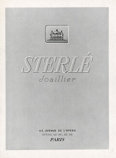 Sterlé (Jewels) 1949 Opéra Garnier