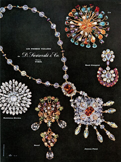 Swarovski & Co. 1961 Jewels by René LLonguet, Jeanne Péral, Renel, Madeleine Rivière