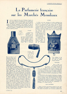 La Parfumerie Française sur les Marchés Mondiaux, 1925 - French Perfumes, 4 pages