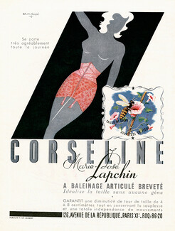 Marie-José Lapchin 1948 Corseline, Corset, Gaine