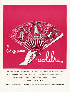 Ets Oriano - Les Gaines Colibri 1948 Girdles, Corselet