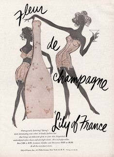 Lily of France (Lingerie) 1958 Girdle, Corselette
