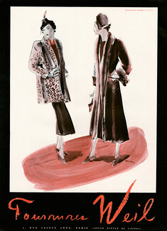 Weil (Fur Coat) 1936 Plucer, Fur Coat