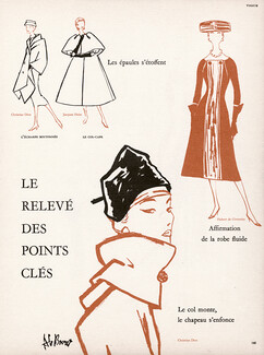 A Bouret 1955 Points clés, Christian Dior, Givenchy