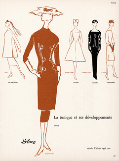 A Bouret 1955 La Tunique, Jacques Griffe, Christian Dior