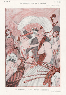 Armand Vallée 1920 "La consigne est de s'amuser" Carnival, Costume, Disguise