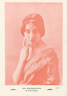 Stacia Napierkowska 1910 Portrait, Photo Bert