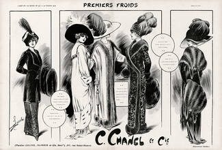 C. Chanel & Cie (Pauline Chanel, Damour) 1910 Furs, Muff, Lucy